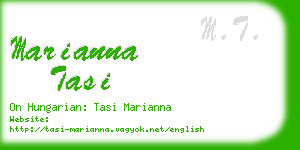 marianna tasi business card